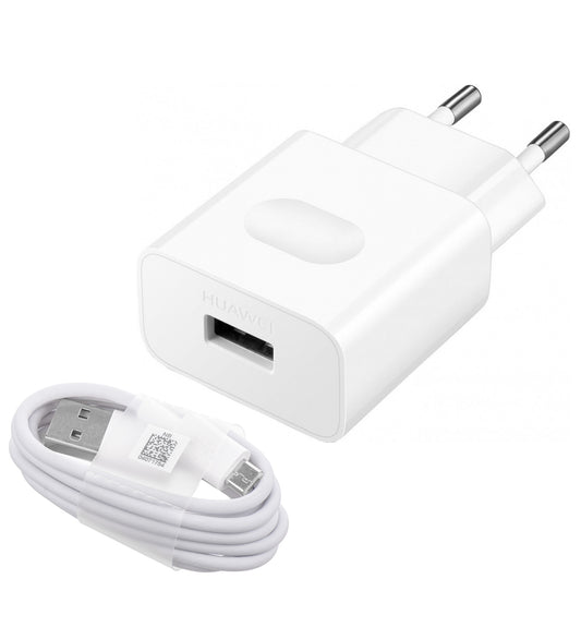 Incarcator Retea Cu Cablu microUSB Huawei HW-090200EH0, 18W, 2A, 1 x USB-A, Alb