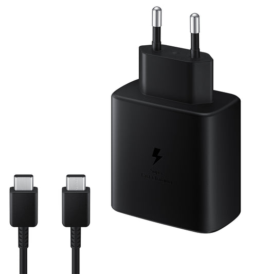 Incarcator Retea Cu Cablu USB-C Samsung EP-TA845 + DA705BBE, 45W, 4.05A, 1 x USB-C, Negru