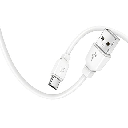 Incarcator Retea Cu Cablu USB-C Prestico F7S, 12W, 2.4A, 1 x USB-A, Alb