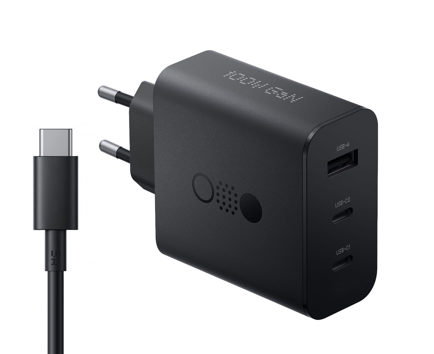 Incarcator Retea Cu Cablu USB-C CMF by Nothing C349, 100W, 5A, 1 x USB-A - 2 x USB-C, Gri A10800016