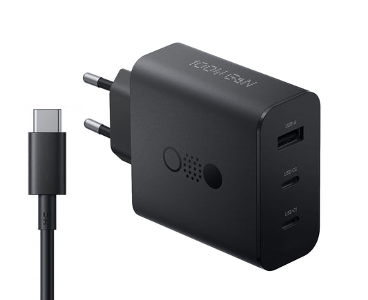 Incarcator Retea Cu Cablu USB-C CMF by Nothing C349, 100W, 5A, 1 x USB-A - 2 x USB-C, Gri A10800016