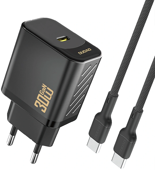 Incarcator Retea Cu Cablu USB-C Dudao A27PCEU, 30W, 3A, 1 x USB-C, Negru