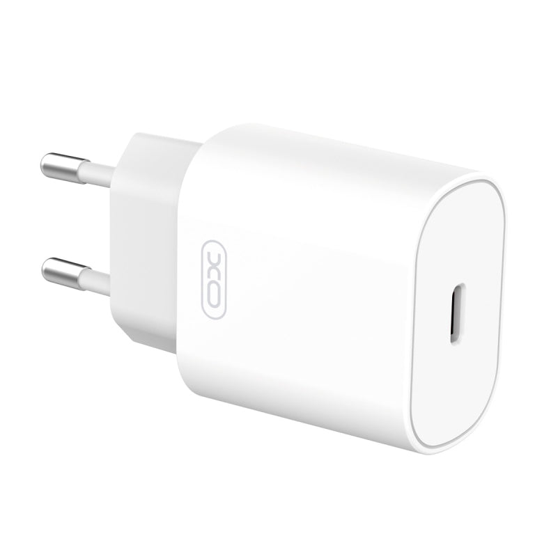 Incarcator Retea XO Design, 25W, 3A, 1 x USB-C, Alb