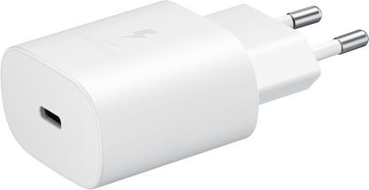 Incarcator Retea cu Cablu USB-C Samsung, 25W, 3A, 1 x USB-C, Alb EP-TA800XWEGWW