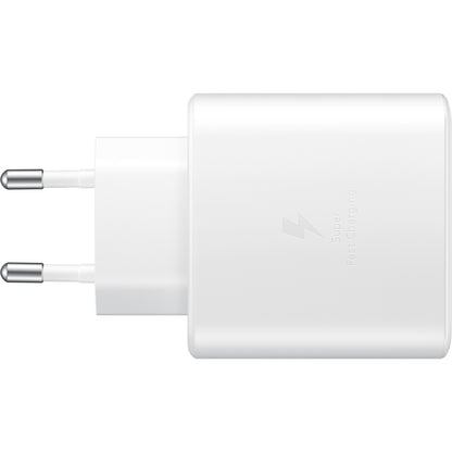 Incarcator Retea cu Cablu USB-C Samsung EP-TA845 + DW767JWE, 45W, 4.05A, 1 x USB-C, Alb GP-PTU020SOFWQ