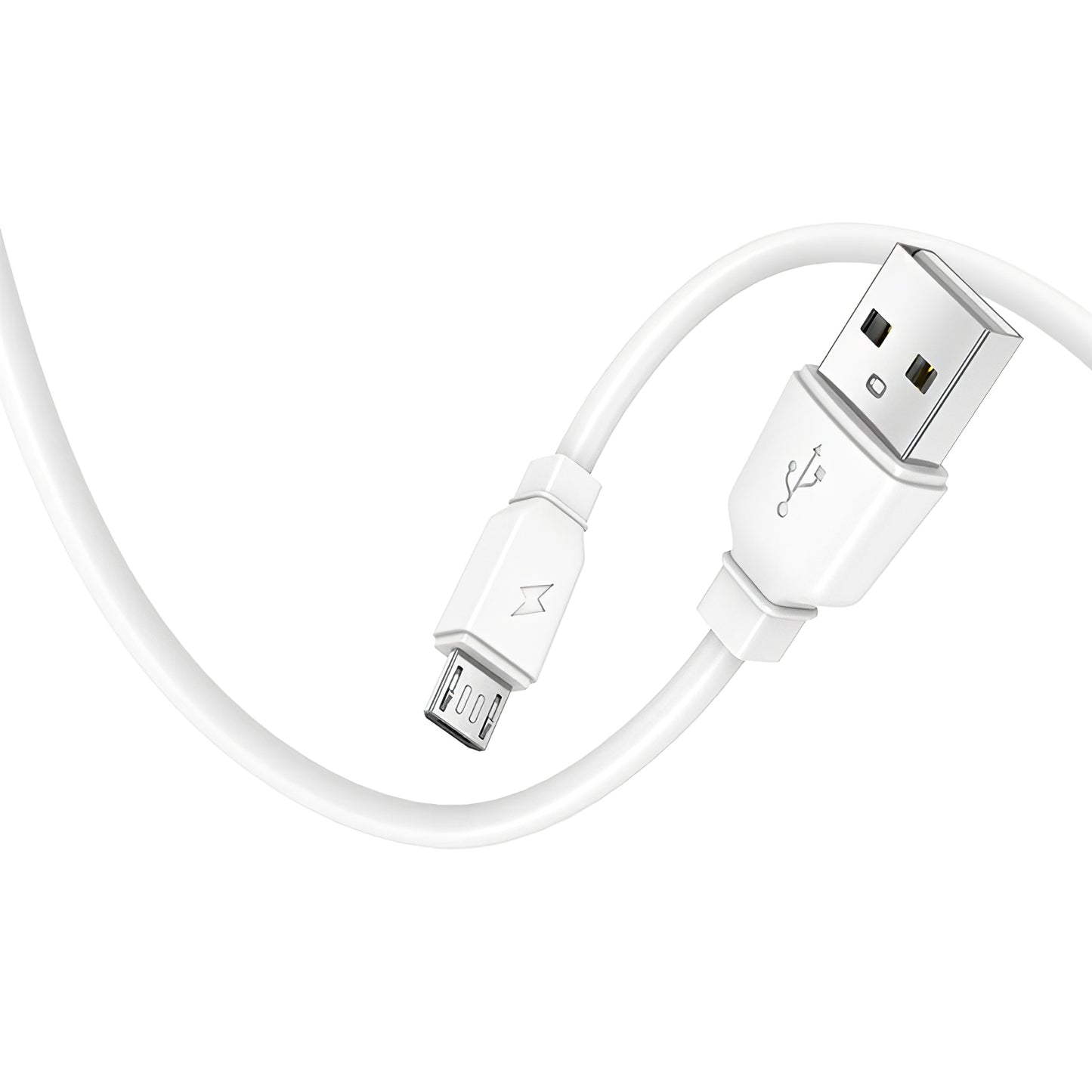 Incarcator Retea Cu Cablu microUSB Prestico F7S, 12W, 2.4A, 1 x USB-A, Alb