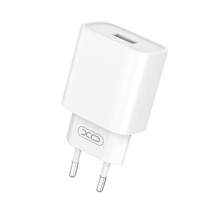 Incarcator Retea Cu Cablu Lightning XO Design CE02D, 18W, 3A, 1 x USB-A, Alb