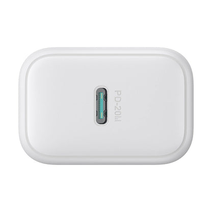 Incarcator Retea Cu Cablu Lightning Joyroom JR-TCF20, 20W, 3A, 1 x USB-C, Alb