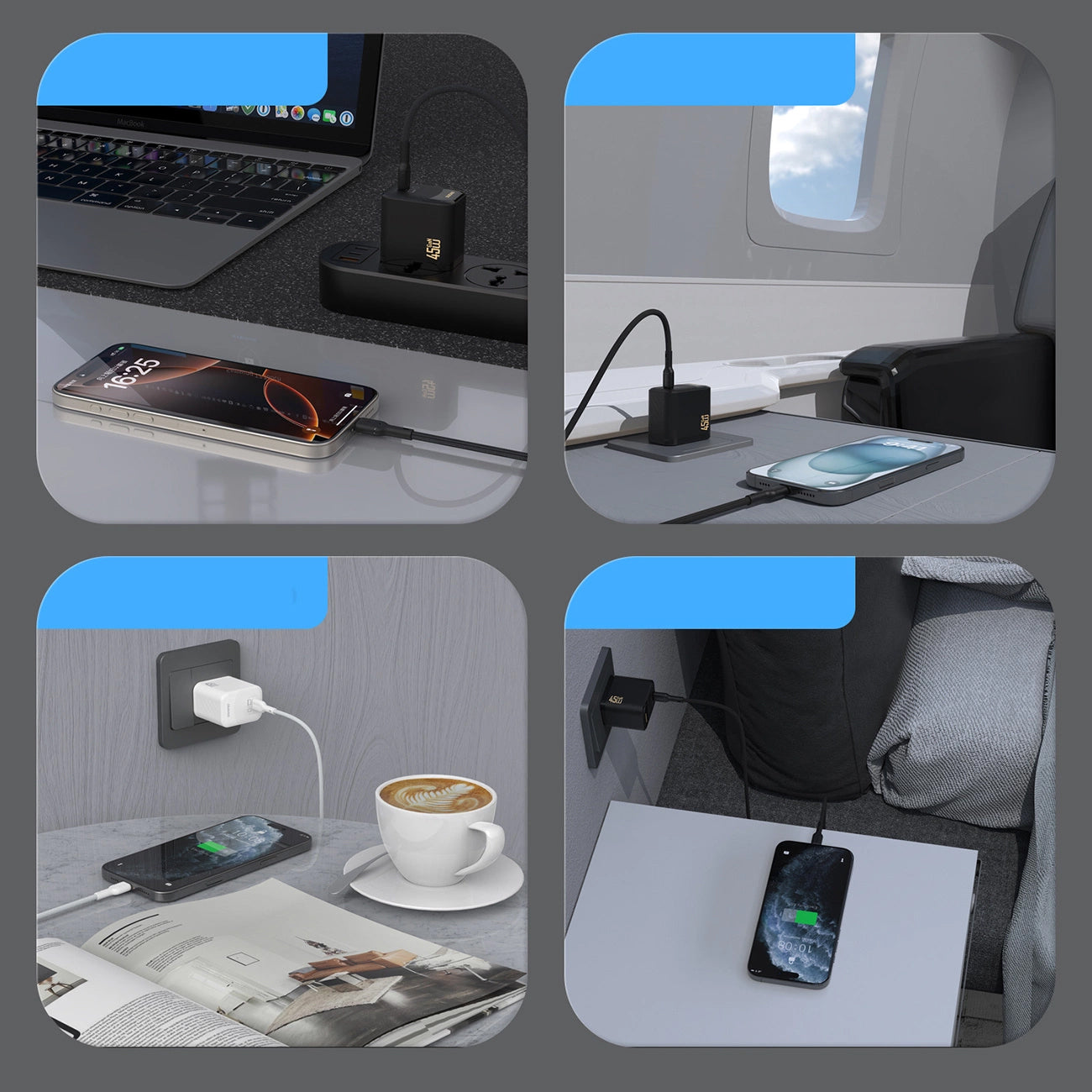 Incarcator Retea Cu Cablu USB-C Dudao A28C, 45W, 3A, 1 x USB-C, Alb