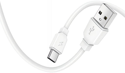 Incarcator Retea Cu Cablu USB-C Prestico F9S, 12W, 2.4A, 1 x USB-A, Alb