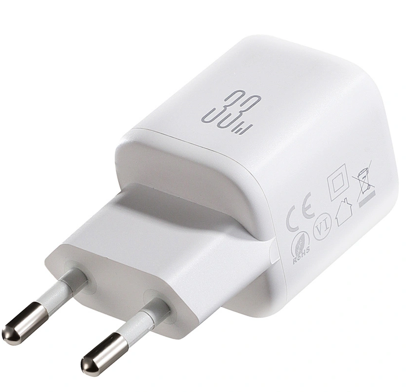 Incarcator Retea Cu Cablu USB-C Joyroom JR-TG7, 33W, 3A, 1 x USB-A - 1 x USB-C, Alb