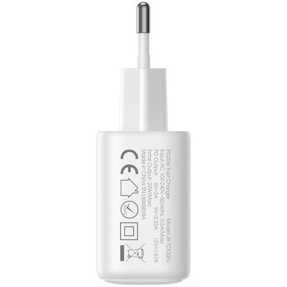 Incarcator Retea Cu Cablu USB-C Joyroom JR-TCF20, 20W, 3A, 1 x USB-C, Alb