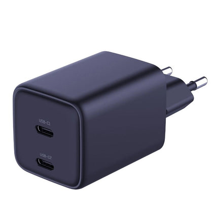 Incarcator Retea Cu Cablu USB-C 3MK HyperCharger, 45W, 3A, 2 x USB-C, Negru