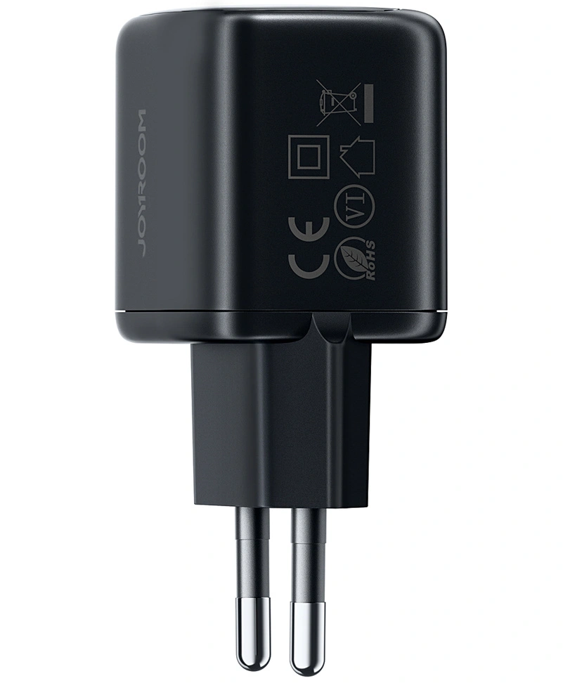 Incarcator Retea Cu Cablu Lightning Joyroom JR-TG7, 33W, 3A, 1 x USB-A - 1 x USB-C, Negru