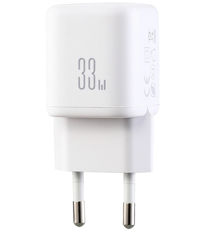 Incarcator Retea Cu Cablu Lightning Joyroom JR-TG7, 33W, 3A, 1 x USB-A - 1 x USB-C, Alb