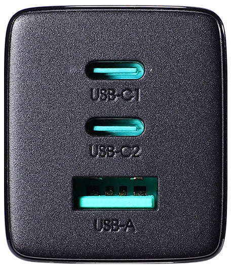 Incarcator Retea Cu Cablu USB-C Joyroom TCG01, 65W, 3.25A, 1 x USB-A - 2 x USB-C, Negru