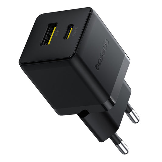 Incarcator Retea Cu Cablu USB-C Baseus Palm, 30W, 3A, 1 x USB-A - 1 x USB-C, Negru P1011160A113-01