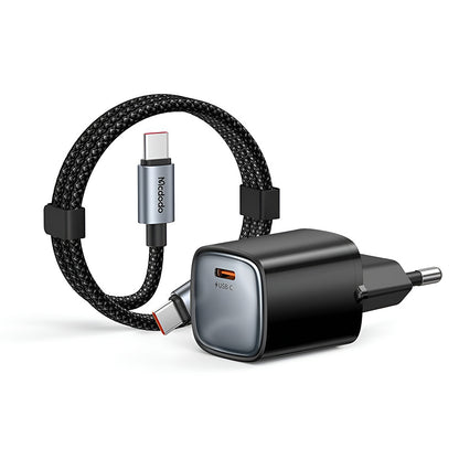Incarcator Retea Cu Cablu USB-C Mcdodo Nano CH-4433, 45W, 3A, 1 x USB-C, Negru