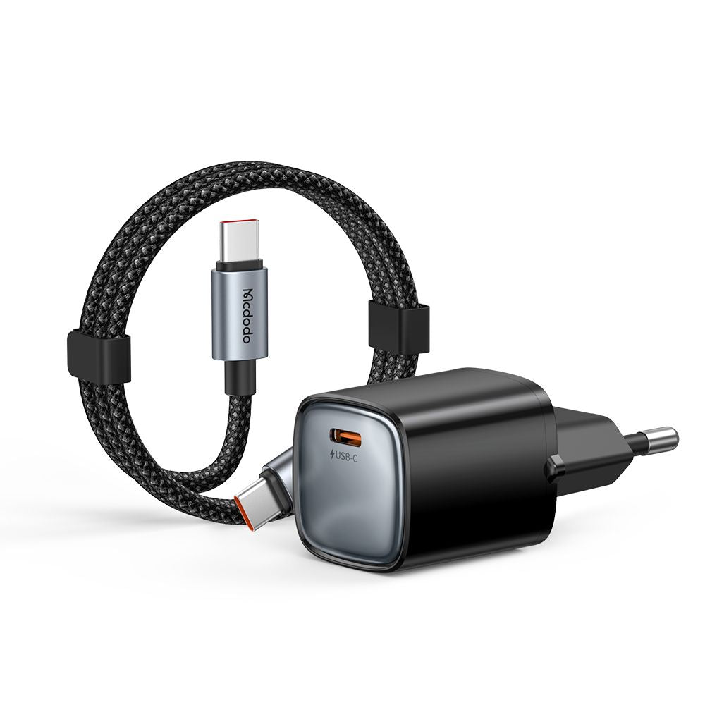 Incarcator Retea Cu Cablu USB-C Mcdodo Nano CH-8262, 65W, 3.25A, 1 x USB-C, Negru