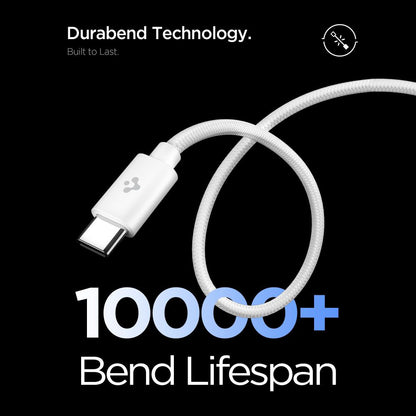 Incarcator Retea Cu Cablu USB-C Spigen EE451EU Essential, 45W, 3A, 1 x USB-C, Alb ACH09473
