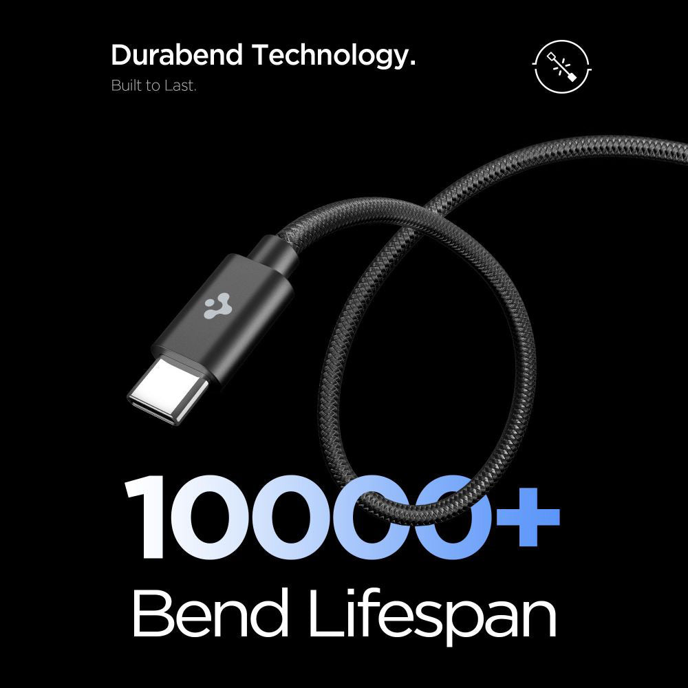 Incarcator Retea Cu Cablu USB-C Spigen EE451EU Essential, 45W, 3A, 1 x USB-C, Negru ACH09474