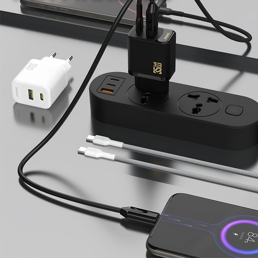Incarcator Retea Dudao A27 Max, 35W, 1 x USB-A - 1 x USB-C, Alb