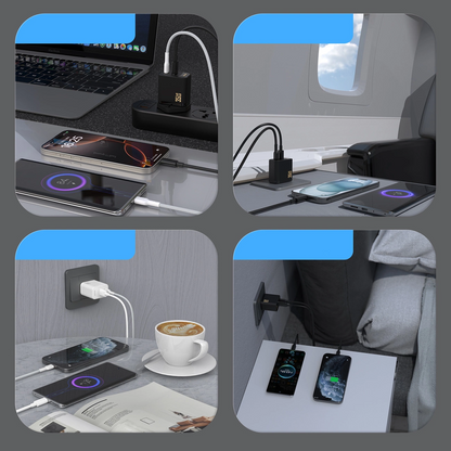 Incarcator Retea Dudao A27 Max, 35W, 1 x USB-A - 1 x USB-C, Negru