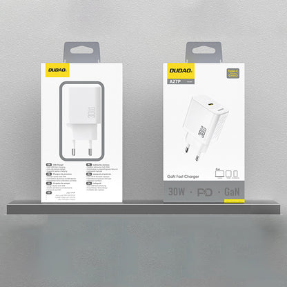Incarcator Retea Dudao A27P, 30W, 3A, 1 x USB-C, Alb