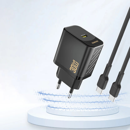 Incarcator Retea Dudao A27P, 30W, 3A, 1 x USB-C, Negru
