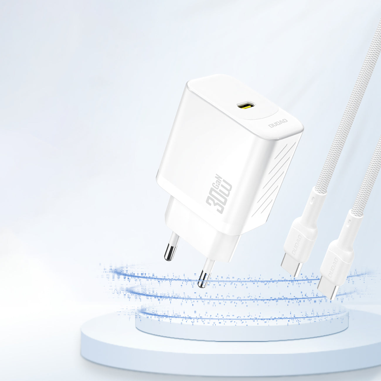 Incarcator Retea Dudao A27P, 30W, 3A, 1 x USB-C, Alb