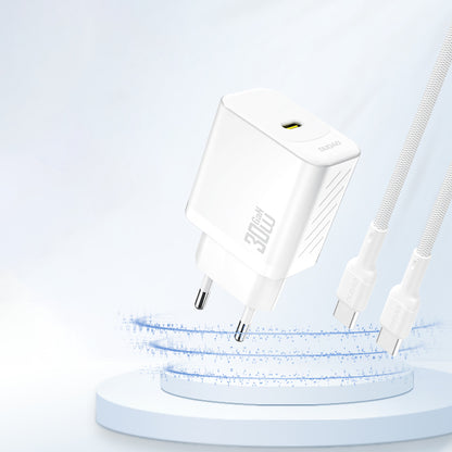 Incarcator Retea Dudao A27P, 30W, 3A, 1 x USB-C, Alb