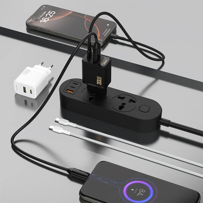 Incarcator Retea Dudao A27TEU, 30W, 3A, 1 x USB-A - 1 x USB-C, Negru
