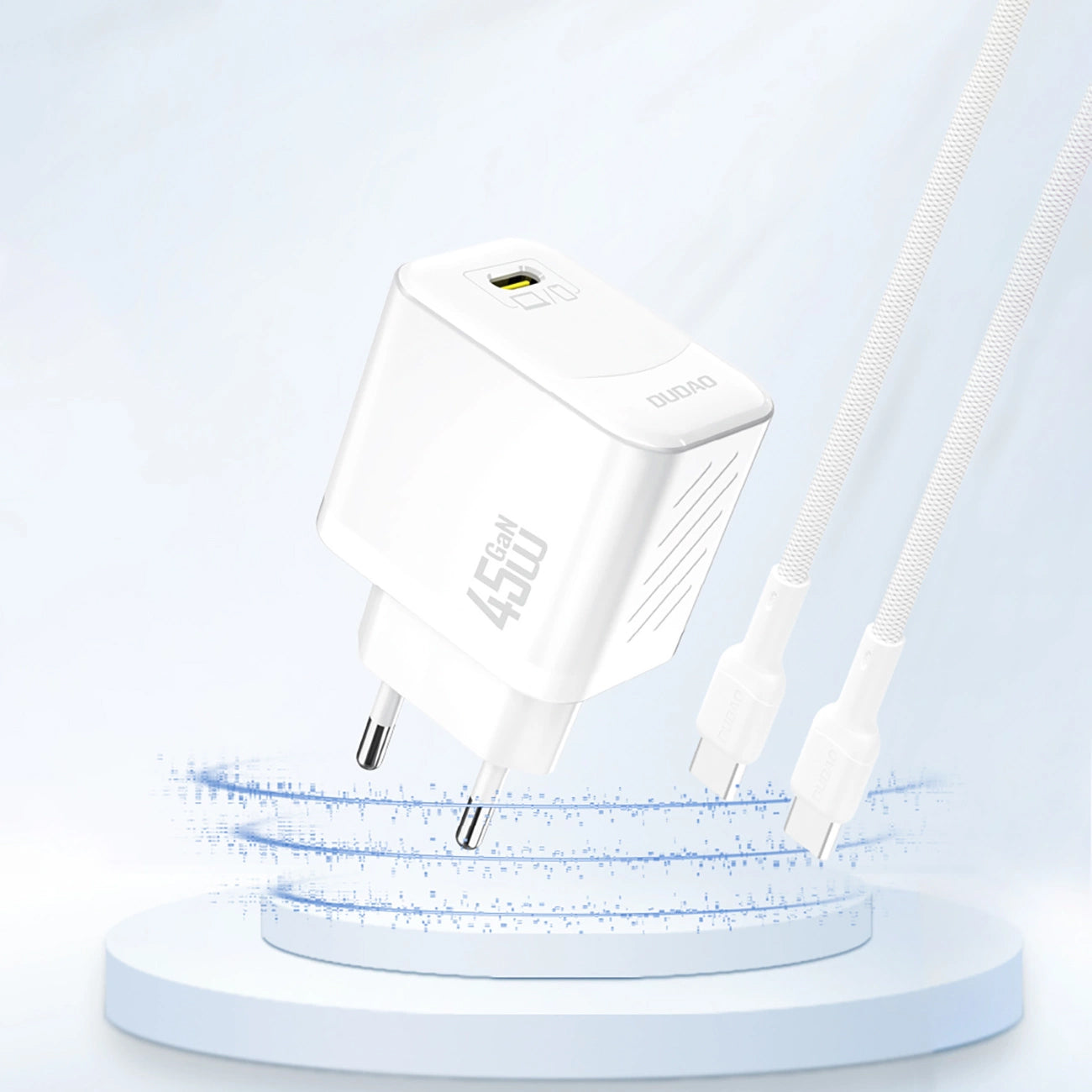 Incarcator Retea Dudao A28, 45W, 3A, 1 x USB-C, Alb