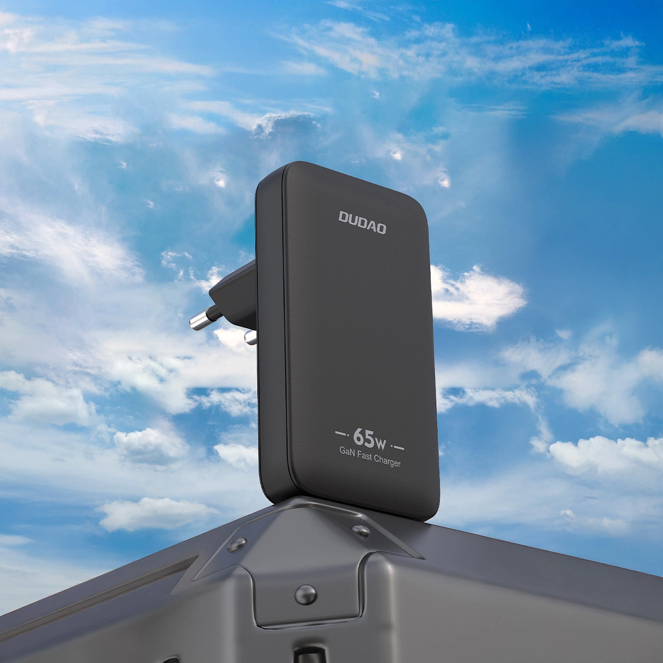 Incarcator Retea Dudao A65Q Travel, 65W, 3.25A, 1 x USB-A - 1 x USB-C, Negru