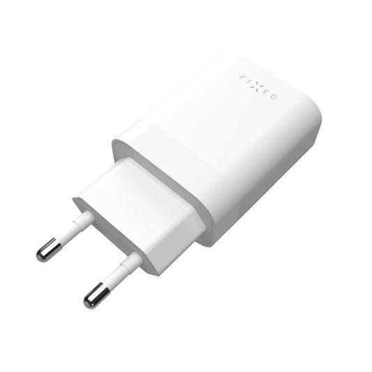 Incarcator Retea Fixed, 35W, 3A, 2 x USB-C, Alb