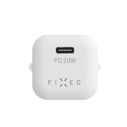 Incarcator Retea Fixed Mini, 20W, 3A, 1 x USB-C, Alb