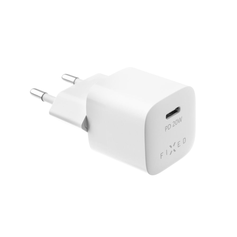 Incarcator Retea Fixed Mini, 20W, 3A, 1 x USB-C, Alb