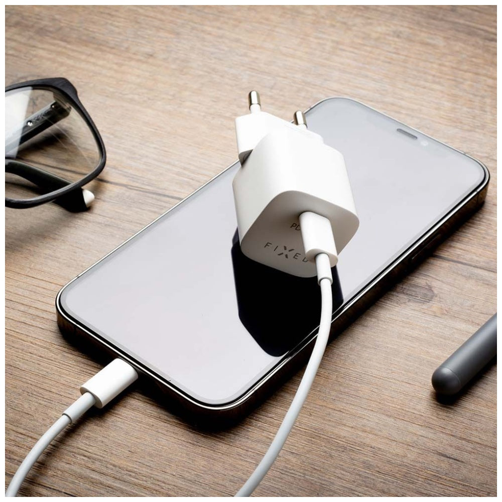 Incarcator Retea Fixed Mini, 30W, 3A, 1 x USB-C, Alb