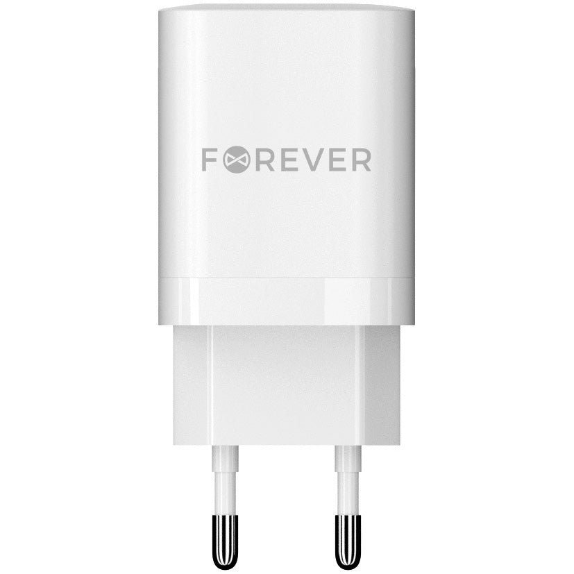 Incarcator Retea Forever TC-05-35CC, 35W, 3A, 2 x USB-C, Alb