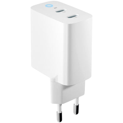 Incarcator Retea Forever TC-06-65CC, 65W, 3.25A, 2 x USB-C, Alb