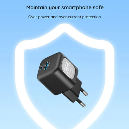 Incarcator Retea HAVIT UC230, 33W, 3A, 1 x USB-A - 1 x USB-C, Roz