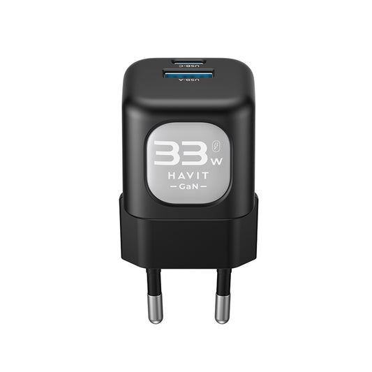 Incarcator Retea HAVIT UC230, 33W, 3A, 1 x USB-A - 1 x USB-C, Verde