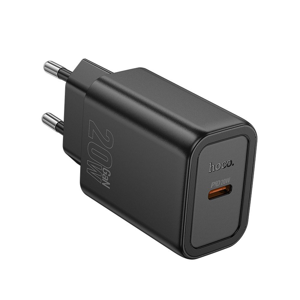 Incarcator Retea HOCO N60, 20W, 3A, 1 x USB-C, Negru