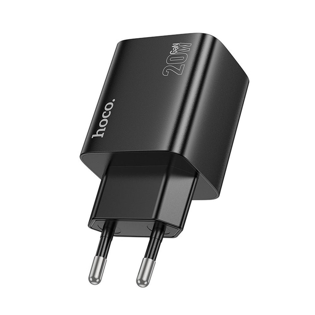 Incarcator Retea HOCO N55, 20W, 3A, 2 x USB-A - 2 x USB-C, Negru