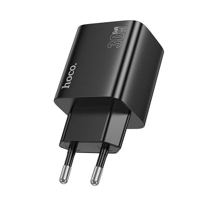 Incarcator Retea HOCO N56, 30W, 3A, 2 x USB-A - 2 x USB-C, Negru