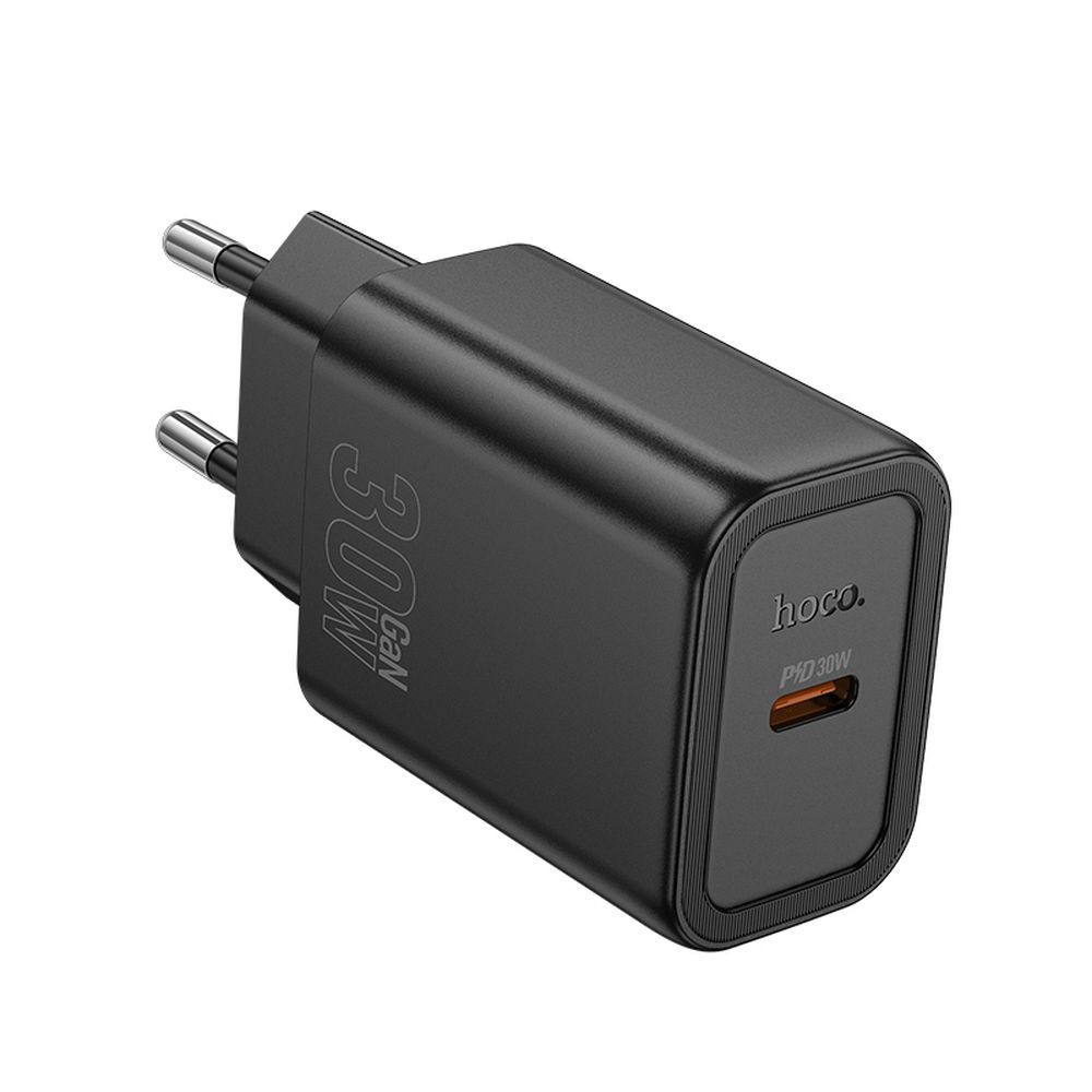 Incarcator Retea HOCO N62, 30W, 3A, 1 x USB-C, Negru