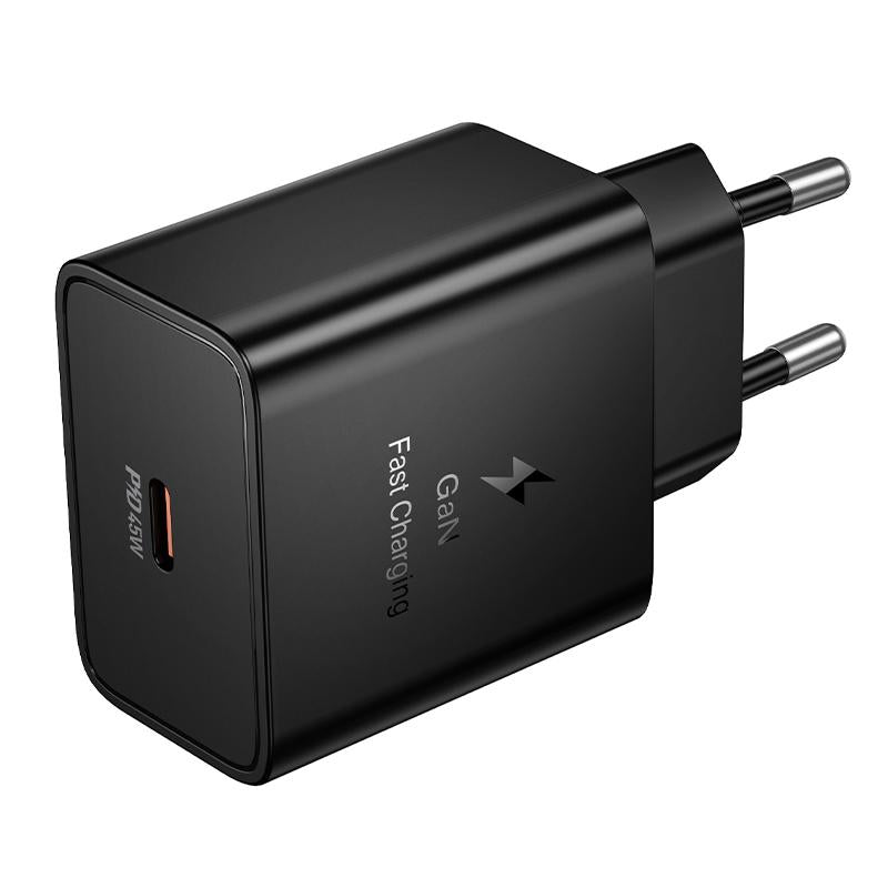 Incarcator Retea HOCO N77, 45W, 3A, 1 x USB-C, Negru