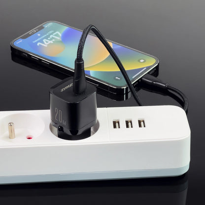 Incarcator Retea Joyroom JR-TCF02, 20W, 3A, 1 x USB-C, Negru