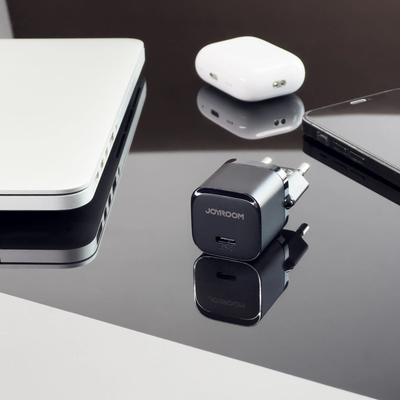 Incarcator Retea Joyroom JR-TCF02, 20W, 3A, 1 x USB-C, Negru