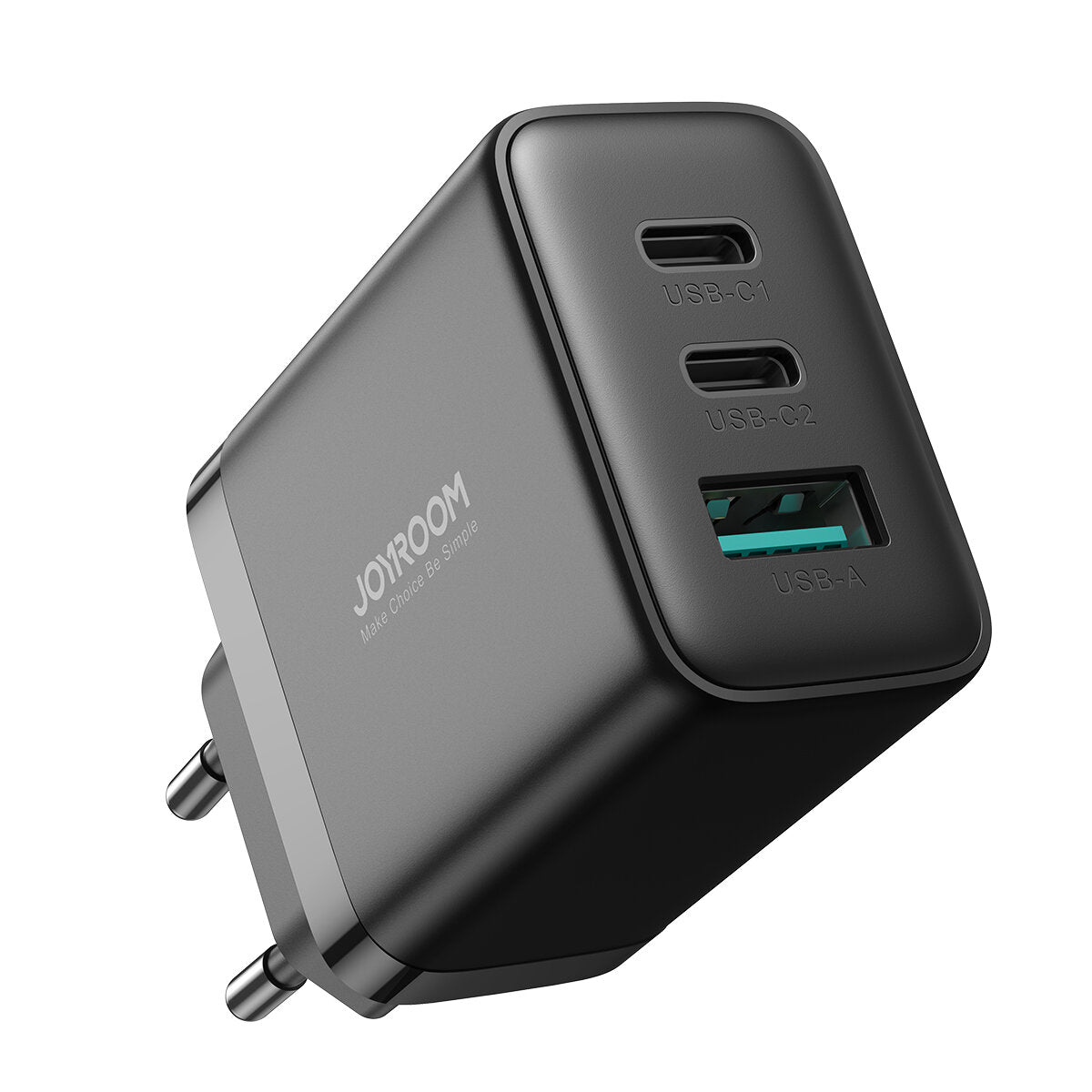 Incarcator Retea Joyroom JR-TCF10, 32W, 3A, 1 x USB-A - 2 x USB-C, Negru